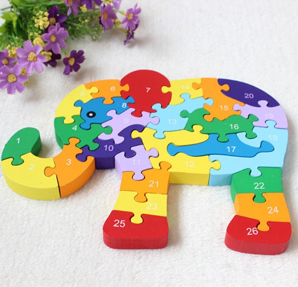 Elephant jigsaw puzzle
